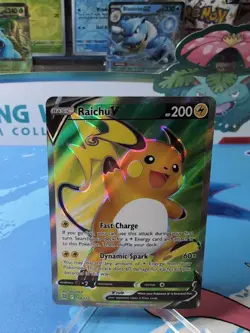 Raichu V - 158/172 - Pokemon Brilliant Stars Sword Shield Full Art Card NM - Image 1