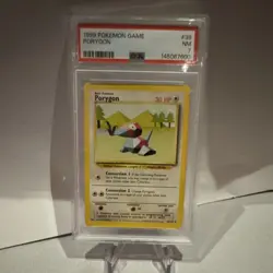 Pokemon TCG Base Set Porygon 39/102 PSA 7 Regular Uncommon Wizards English - Image 1