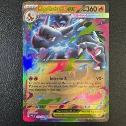 Pokemon TCG Mega Charizard X ex 013/094 Me02: Phantasmal Flames Double Rare NM - Image 1