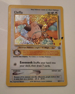 Cleffa 20/111 - Holo Rare - Celebrations: Classic Collection Pokemon Card x1 NM - Image 1
