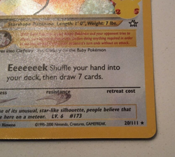 Cleffa 20/111 - Holo Rare - Celebrations: Classic Collection Pokemon Card x1 NM - Image 5