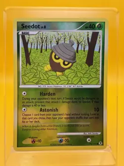 🍃Seedot 78/111 Reverse Holo Rising Rivals Pokemon TCG Platinum Common LP/NM - Image 1