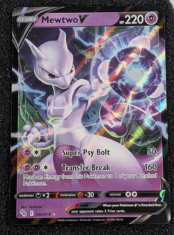 Pokemon V Ultra Rare LOT Lycanroc Mewtwo Slaking - Image 4