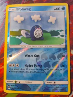 Pokemon Card - Sun & Moon 30/149 - POLIWAG (reverse holo) - NM/M - Image 1