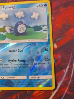 Pokemon Card - Sun & Moon 30/149 - POLIWAG (reverse holo) - NM/M - Image 3
