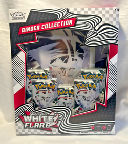 Pokemon TCG Scarlet Violet White Flare Binder Collection Box Brand New Sealed - Image 1