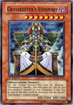 Gravekeeper's Visionary Unlimited Super Rare Absolute Powerforce ABPF-EN027 LP - Image 1