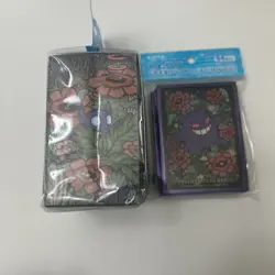 Pokemon Center Japan Card Sleeves & Deck Box Case Gengar New - USA seller - Image 3