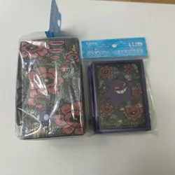 Pokemon Center Japan Card Sleeves & Deck Box Case Gengar New - USA seller - Image 4