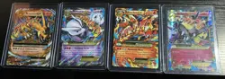 Pokemon TCG Lot Of 4 Mega EX Cards. NM Condition 13/108, 63/162, XY86, XY104 - Image 1