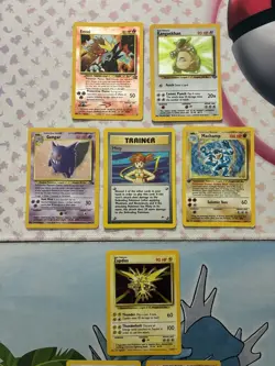Vintage Pokemon Card Lot WOTC Holo First Edition Fire Zapdos Gengar - Image 3