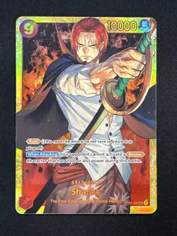 One Piece Card Game Shanks OP01-120 SEC PRB-01 Premium Booster - The Best - Image 1