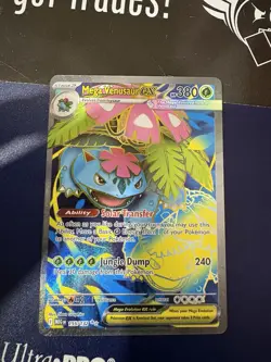 Mega Venusaur EX 155/132 Mega Evolution ENGLISH Pokemon TCG Card NM Ultra Rare - Image 1
