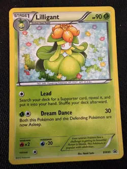 Lilligant BW49 Holo Promo Black And White Promo Pokemon Heavily Played - Image 1