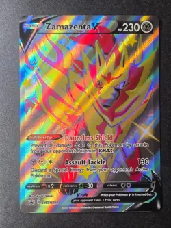 Zamazenta V (Shiny) SWSH293 NM Sword & Shield Promo Holo Promo Pokemon - Image 1
