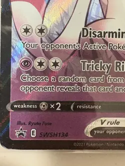 Pokemon TCG Dark Sylveon V SWSH134 SWSH Black Star Promo Holo 180HP 2021 EN - Image 3