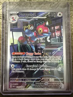 🔥 Pokemon TCG – Porygon-Z 214/182 – Illustration Rare – Paradox Rift 🔥 - Image 1
