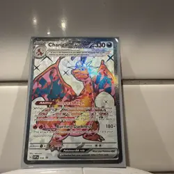 Charizard ex 056 Scarlet & Violet Black Star Promo Full Art Pokemon - Image 1