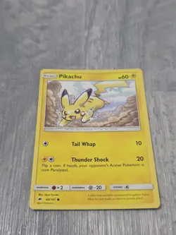 2017 Pokemon Sun & Moon Burning Shadows #40 Pikachu - C731 - Image 1