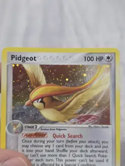 Pokemon Fire Red & Leaf Green Pidgeot 10/112 Holo - C758 - Image 2