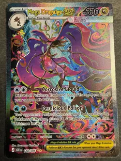 Pokemon TCG Mega Dragalge EX 118/086 Special Illus Rare Chaos Rising Eng - Image 1