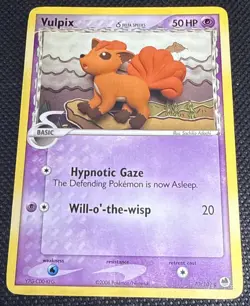 2006 Pokemon EX Dragon Frontiers Vulpix #70/101 - Image 1