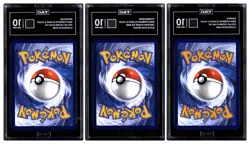 Pokemon 2024 Bulbasaur 143 / Charmander 044 / Squirtle 148 Lot GEM MINT TAG 10 - Image 2