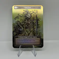 Sorcery Contested Realm Unravel Ordinary Foil NM Beta - Image 1