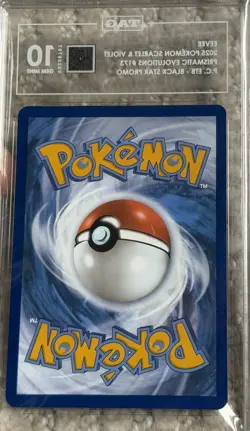 POKEMON CENTER STAMPED Eevee Promo Prismatic Evolutions TAG 10 - Image 2