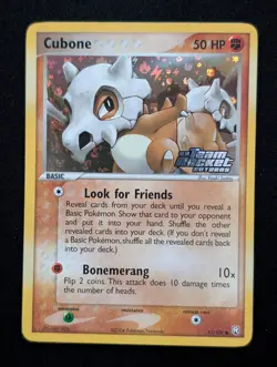 Cubone 51/109 Team Rocket Returns Pokemon NM Reverse Holo - Image 1
