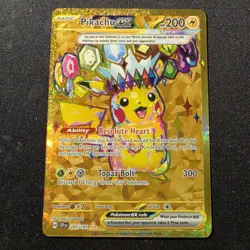 Pokemon TCG- Pikachu ex - 247/191 - SV08: Surging Sparks (SSP) Hyper Rare NM - Image 1