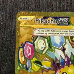 Pokemon TCG- Pikachu ex - 247/191 - SV08: Surging Sparks (SSP) Hyper Rare NM - Image 3