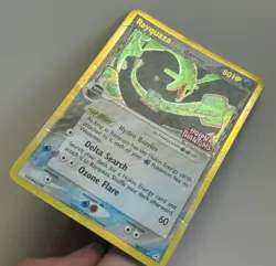 2006 Pokemon EX Holon Phantoms Rayquaza Delta Species Reverse Holo Foil #16/110 - Image 3