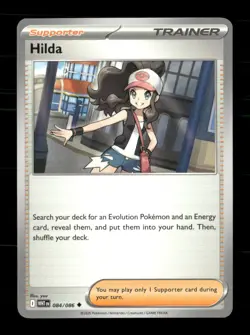 Hilda 084/086 White Flare NM/M Pokemon - Image 1