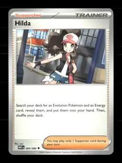Hilda 084/086 White Flare NM/M Pokemon - Image 1