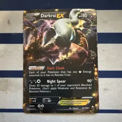 Pokemon TCG Darkrai EX 63/108 Dark Explorers 2012 ENG Ultra Rare - Image 1