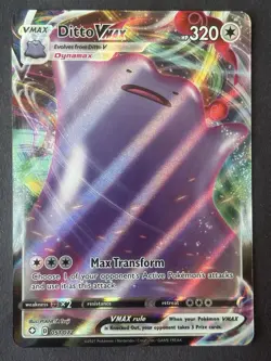 Pokemon Ditto Vmax Shining Fates #051/072 Ultra Rare Full Art Holo Near Mint - Image 2