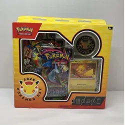 Pokemon TCG Pokemon Day 2026 Collection Box Promo Pikachu Coin 3 Packs English - Image 1