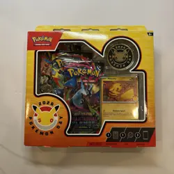 Pokemon TCG Pokemon Day 2026 Collection Box Promo Pikachu Coin 3 Packs English - Image 2