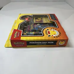Pokemon TCG Pokemon Day 2026 Collection Box Promo Pikachu Coin 3 Packs English - Image 5