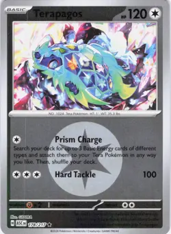 Terapagos Ascended Heroes 178/217 Energy Reverse Holo Pokemon TCG NM - Image 1