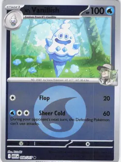 N's Vanillish Ascended Heroes 050/217 Energy Reverse Holo Pokemon TCG NM - Image 1