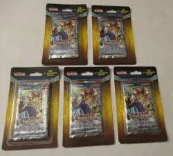 5 Sealed Blister Boosters Yu-Gi-Oh Legend of Blue Eyes White Dragon 25th Ann. - Image 1