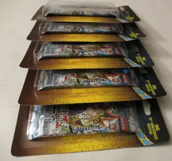 5 Sealed Blister Boosters Yu-Gi-Oh Legend of Blue Eyes White Dragon 25th Ann. - Image 3