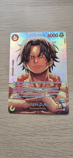 Portgas.D.Ace SP ST15-005 SR One Piece Card OP16 - Image 1