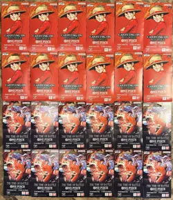 One Piece OP16 OP13 OP-16 OP-13 Carrying On His Will 24 Booster Sleeved Pack Lot - Image 1