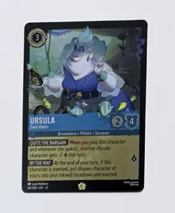 Disney Lorcana - Ursula Deal Maker 161/204 - Legendary - Wilds Unknown - Image 1