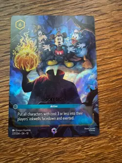2023 Disney Lorcana—Spooky Sight #237 Whispers in the Well—Enchanted Foil NM+ - Image 1