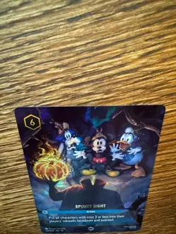 2023 Disney Lorcana—Spooky Sight #237 Whispers in the Well—Enchanted Foil NM+ - Image 3
