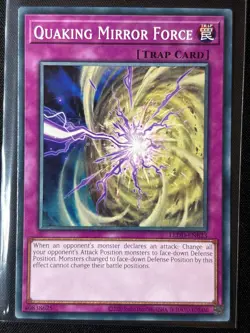 Quaking Mirror Force - LEDD-ENB23 - TRAP CARD - Legendary Dragon Decks (2020) NM - Image 1